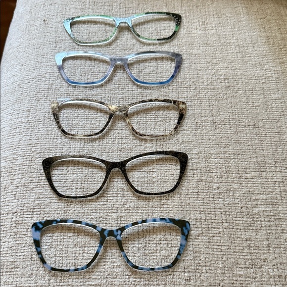 Stylish Women's Cat-Eye Glasses Set - Multicolor, SET OF 5 - Picture 1 of 6